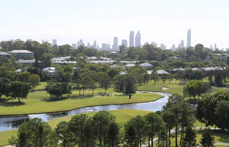 Royal Pines aerial photograph