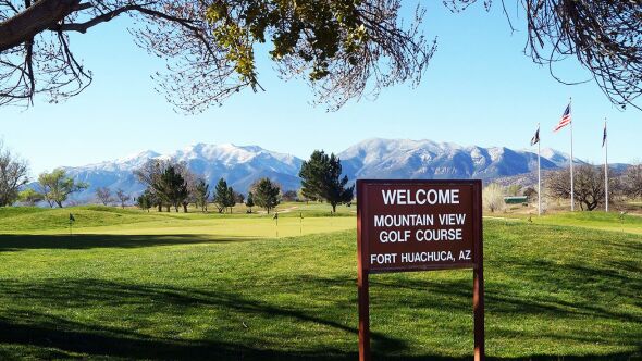 Mountain View GC: Practice area