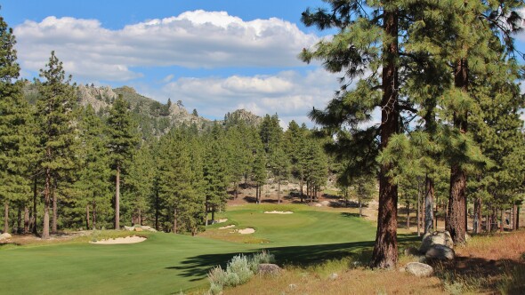 Clear Creek Tahoe golf course - hole 9 