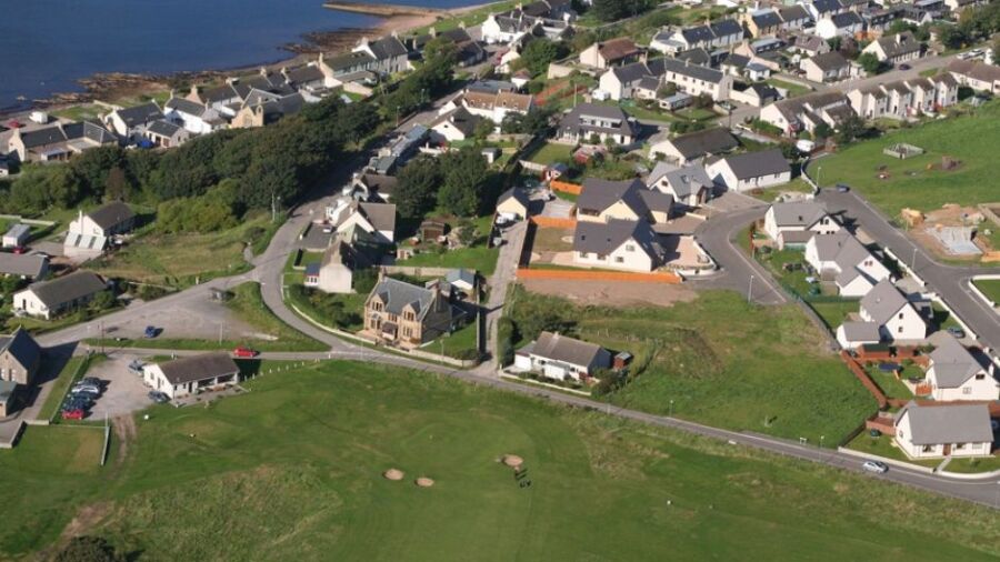 Tarbat GC: Aerial view