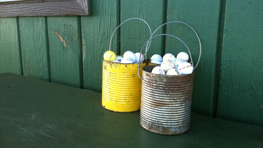 Kukuiolono Golf Course on Kauai - range balls