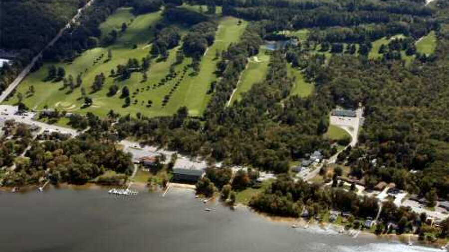 Pine View Highlands GC: aerial view
