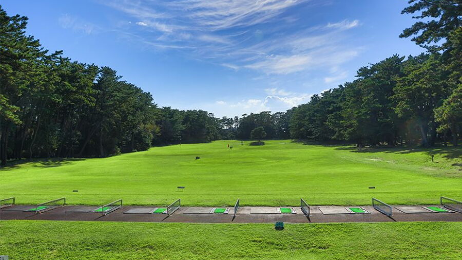 Oarai GC: Driving range