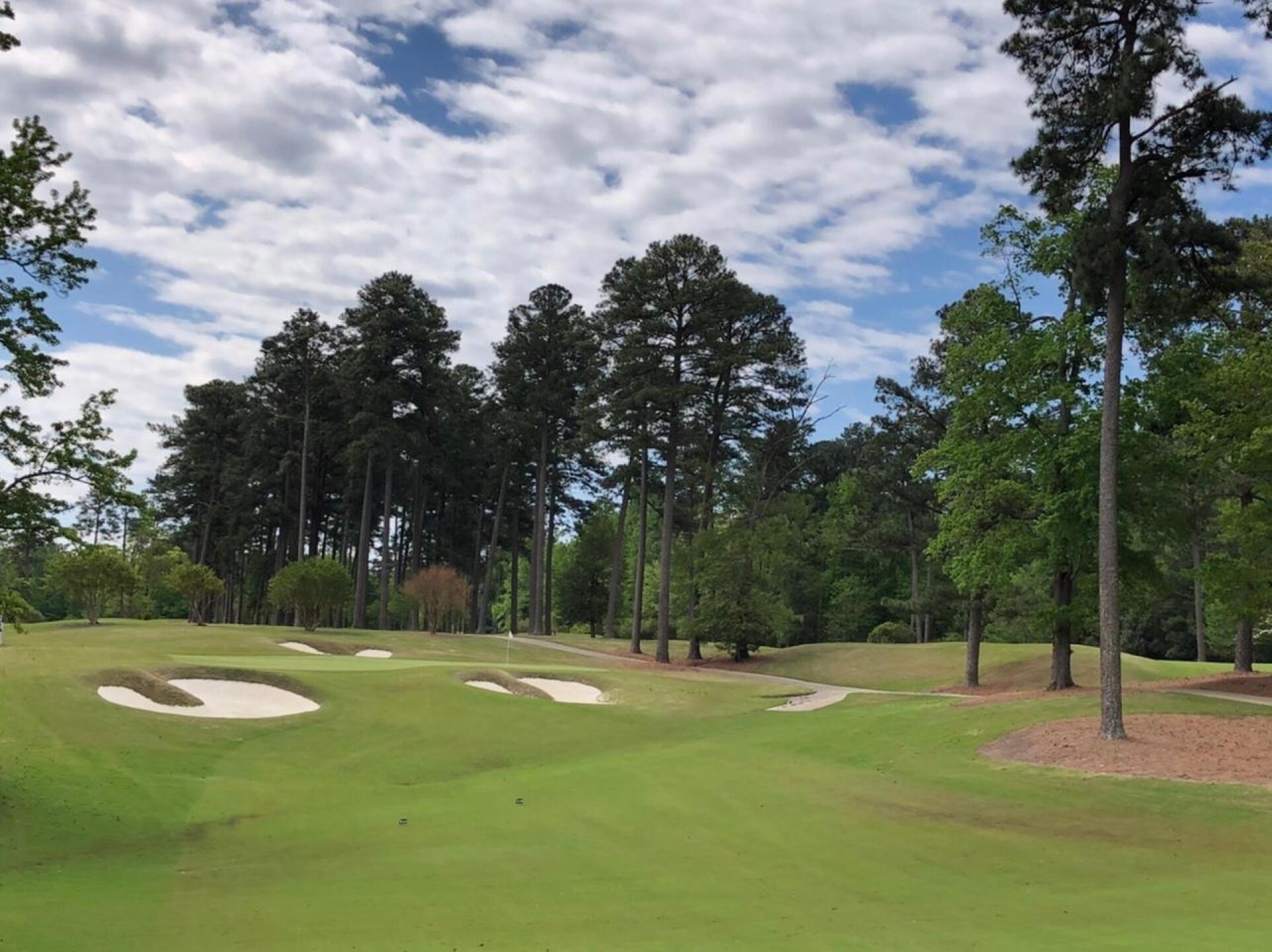 The approach view at the par-4 13th hole (Photo submitted by BrandonWebb on 04/29/2020)