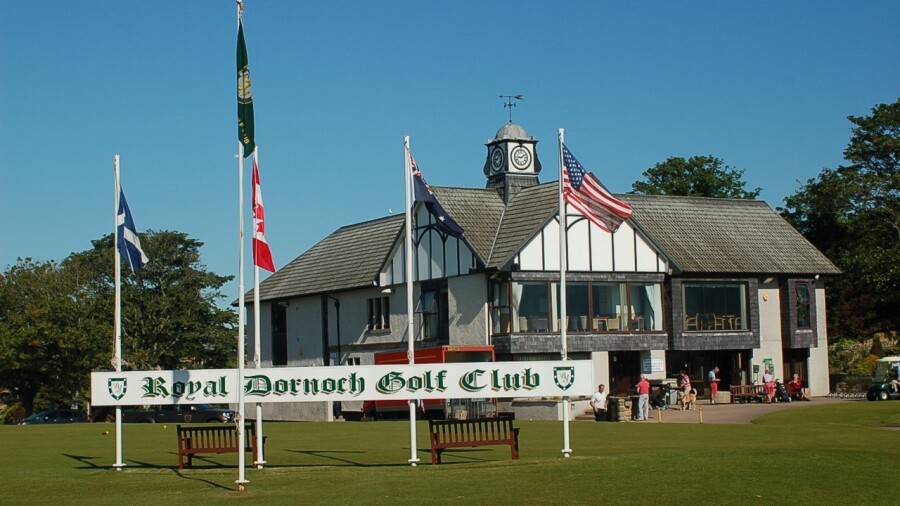 Royal Dornoch Golf Club - clubhouse