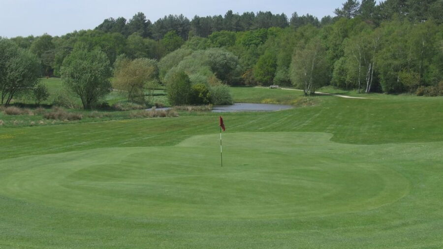 15th green at Wareham Golf Club