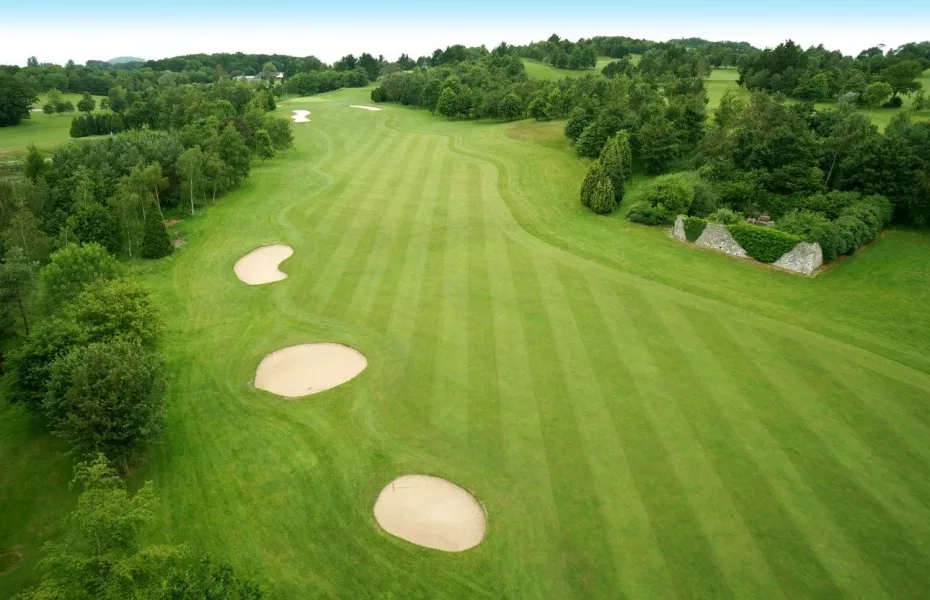 3rd green at Dainton Park