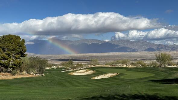 Rams Hill Golf Club - rainbow