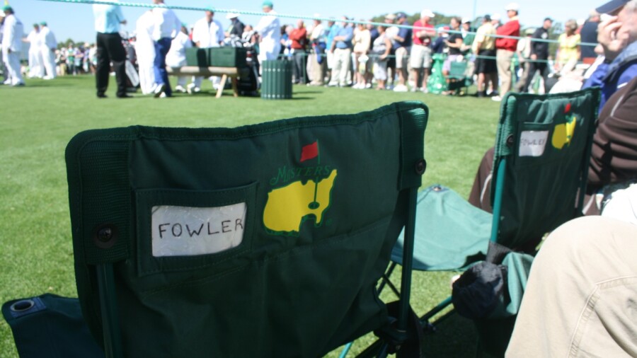 Augusta National - Masters - chairs