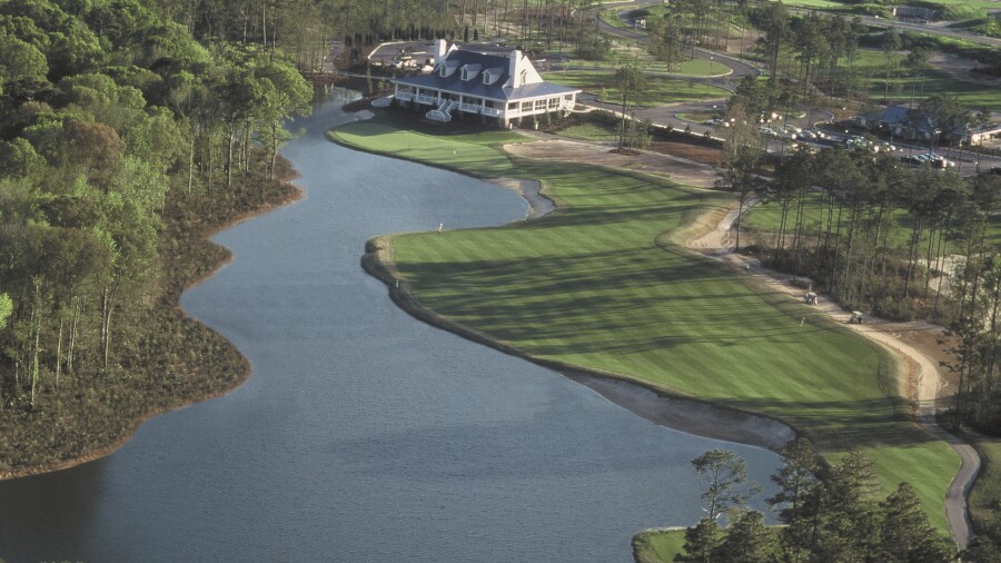 True Blue Plantation golf course - hole 18