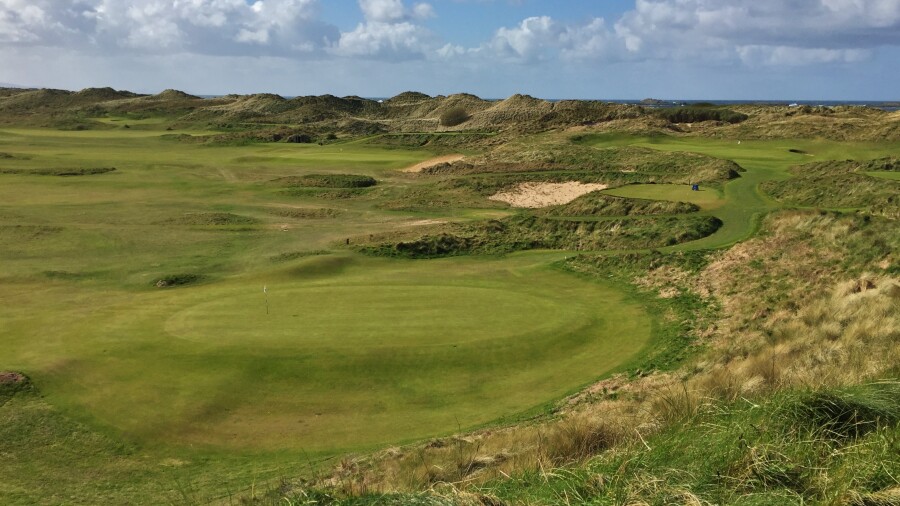 Royal Portrush Golf Club - Valley Links - view from Dunluce