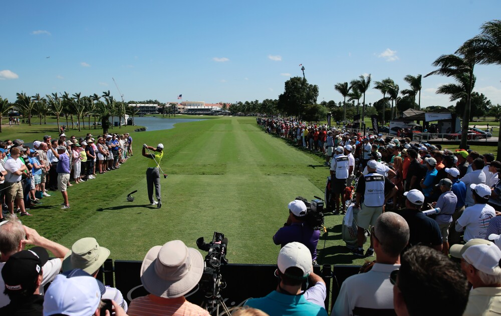 World Golf Championships-Cadillac Championship - Trump National Doral Miami - hole 18 