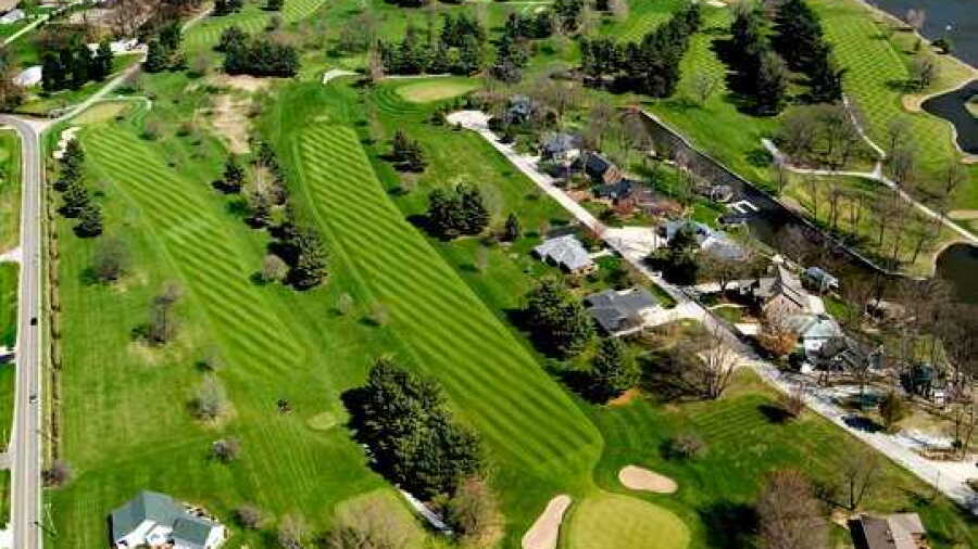 Tippecanoe CC: aerial view