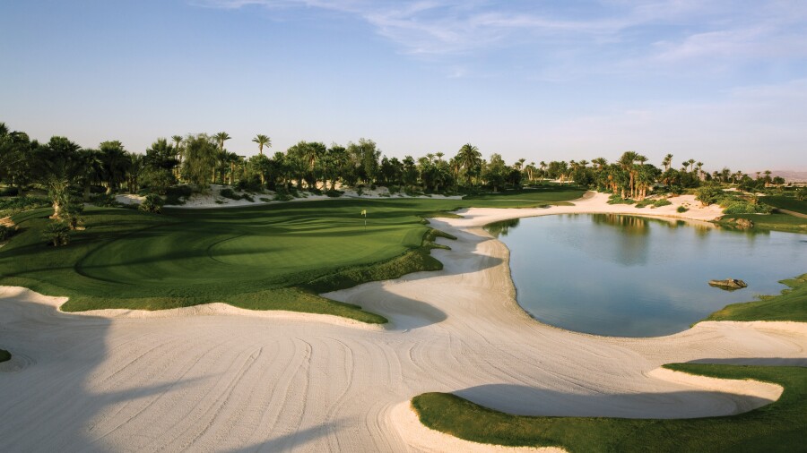 Bali Hai golf course in Las Vegas - 11th hole 
