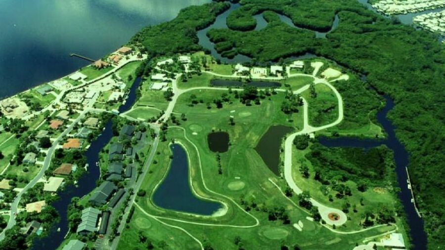 Riverbend GC: Aerial view