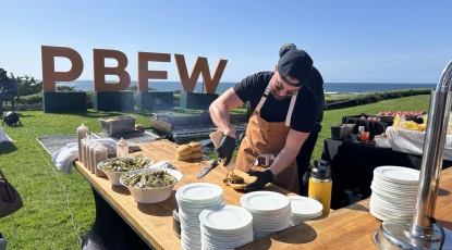 Burgers, Bourbon & Bordeaux Happy Hour at the Pebble Beach Food & Wine