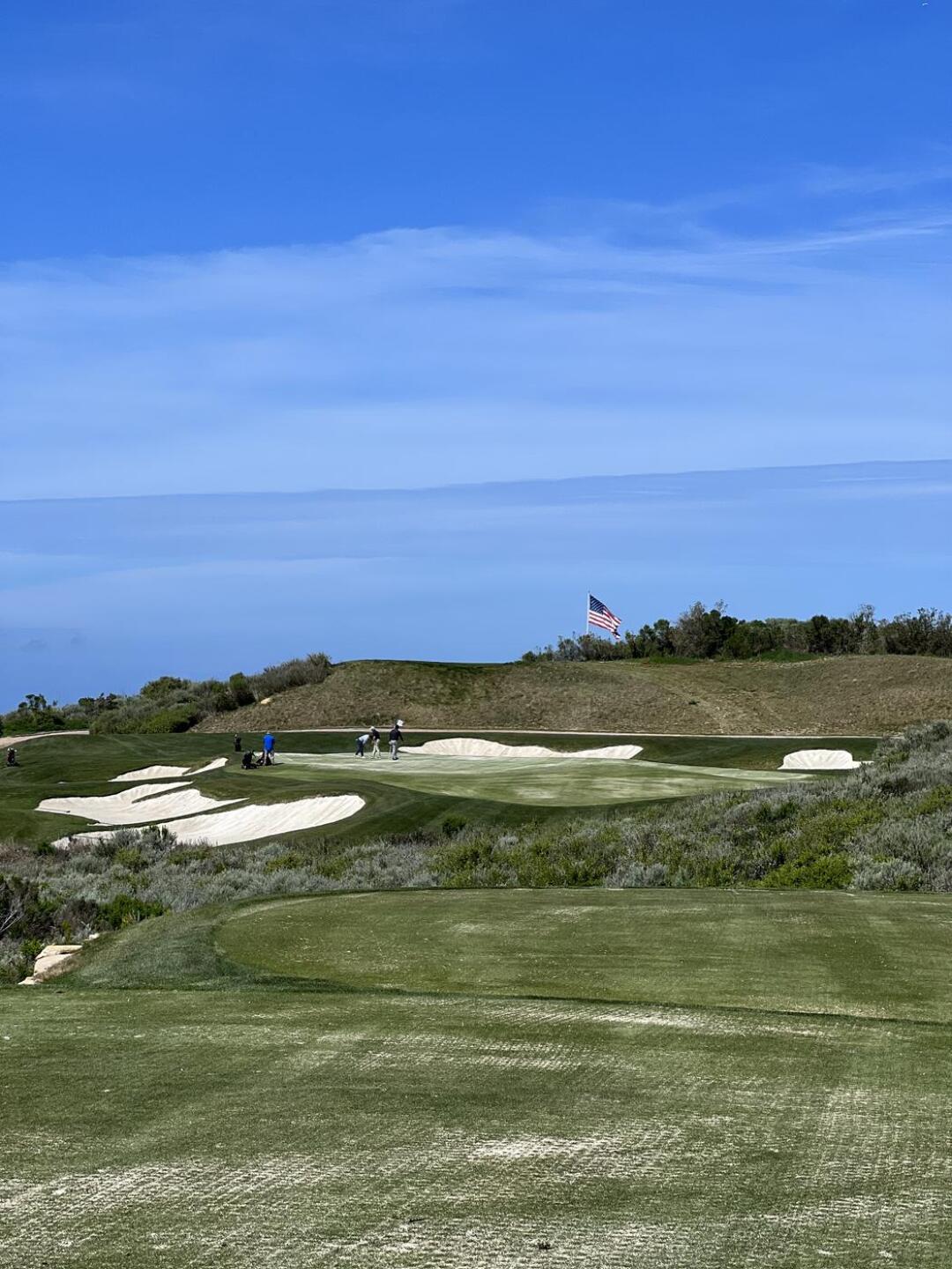 As you see the green ahead of us is almost a white hue, COVERED in sand… (Photo submitted by NLupo001 on 04/01/2024)