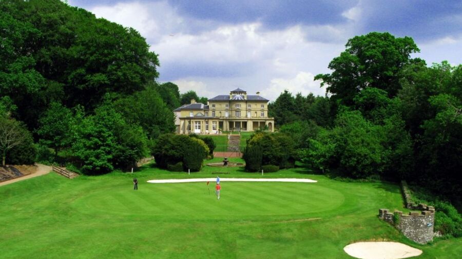 The 6th green at Cradoc
