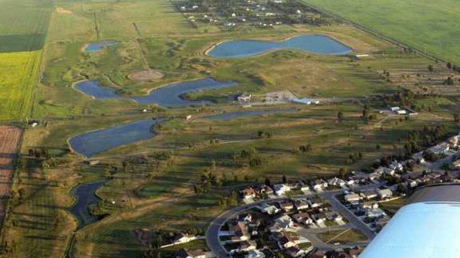 The Bridges at Claresholm GC: Aerial view
