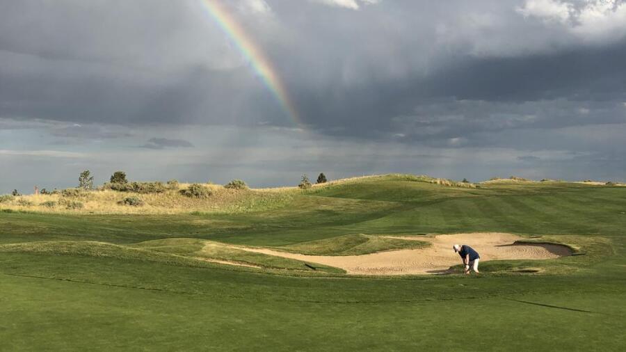 Colorado National Golf Club - rainbow