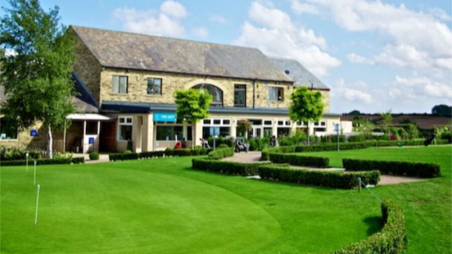 Leeds Golf Centre's clubhouse