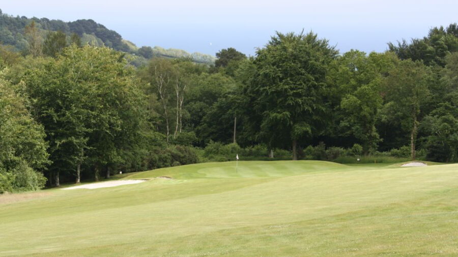 17th green at the Teignmouth 