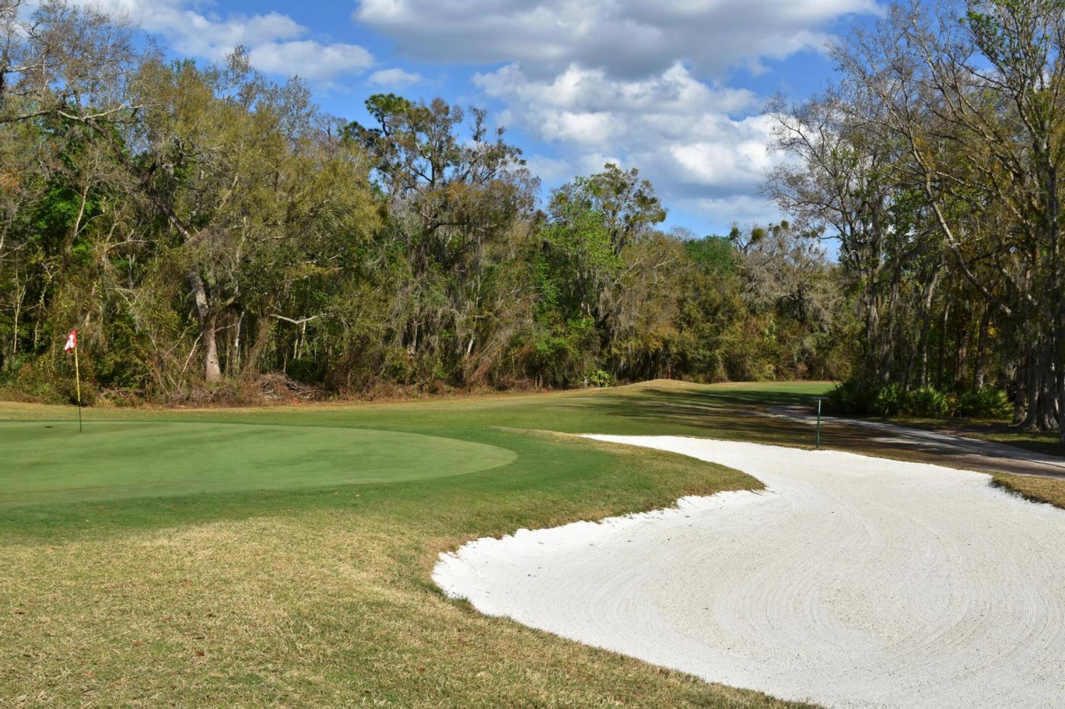 For anyone in search of a par, keeping the ball in play at the par-4 ninth will be vital. (Photo submitted by AptlyLinked on 03/04/2026)