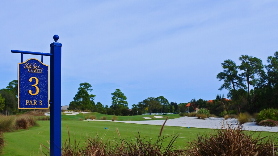 PGA Golf Club - Dye golf course - hole 3