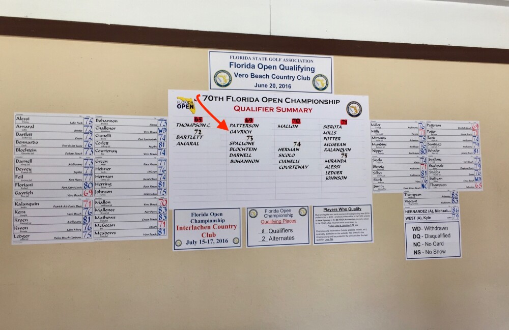 FL Open qualifier
