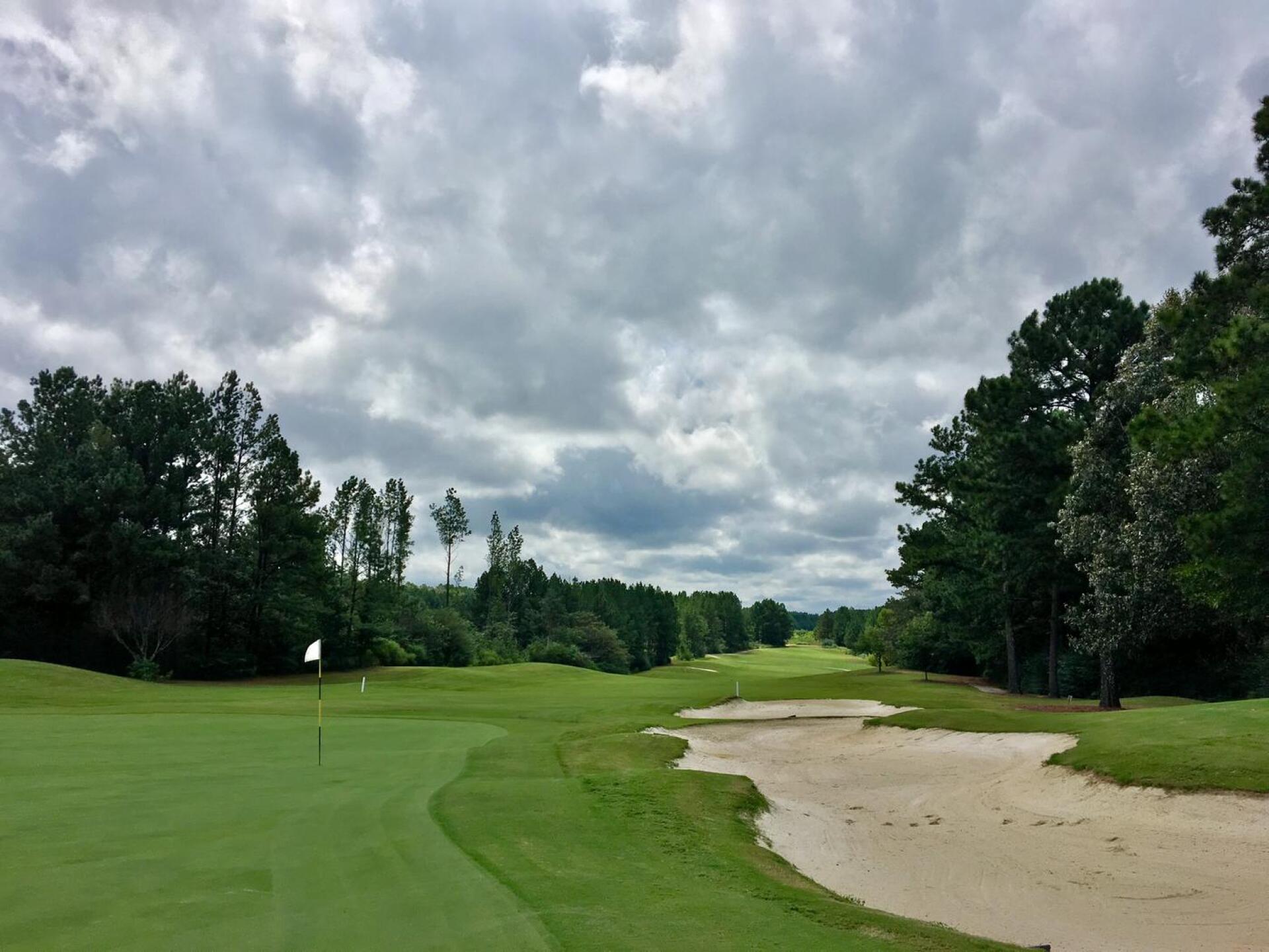 From behind the green of par-5 18th hole (Photo submitted by BrandonWebb on 08/31/2017)