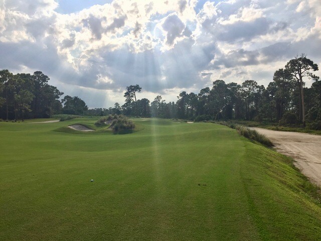 PGA Dye 12 right approach