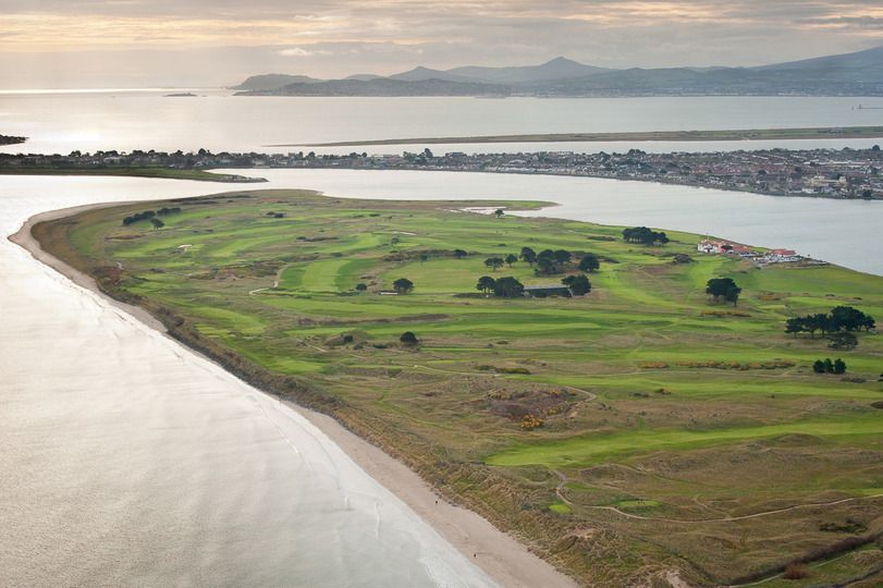 Portmarnock GC: Aerial view