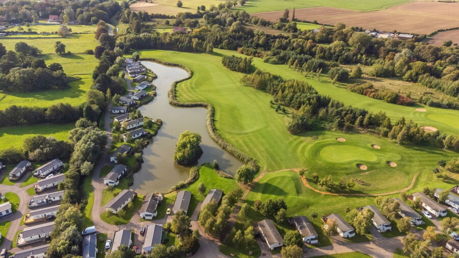 Tydd St Giles GCC: Aerial
