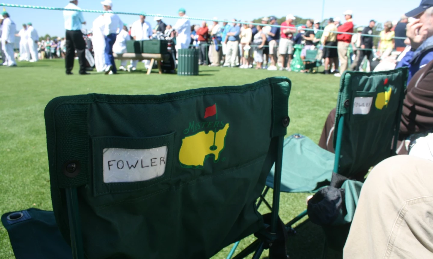 Augusta National - Masters - chairs