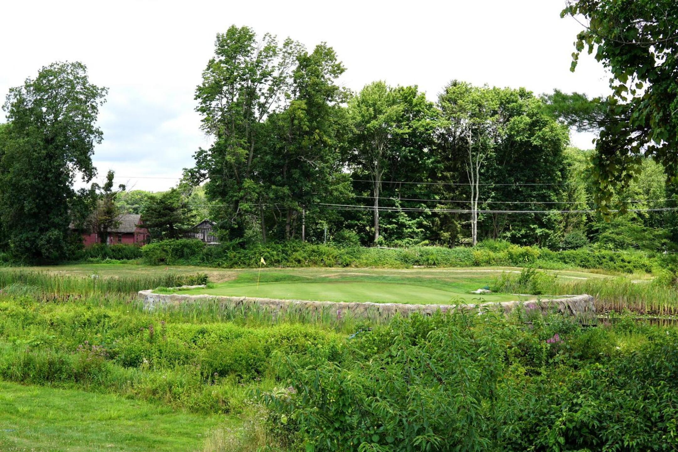 You’ll need an excellent tee shot at the finisher, nearly a do-or-die par-3, as its green is well defended. (Photo submitted by AptlyLinked on 08/02/2022)