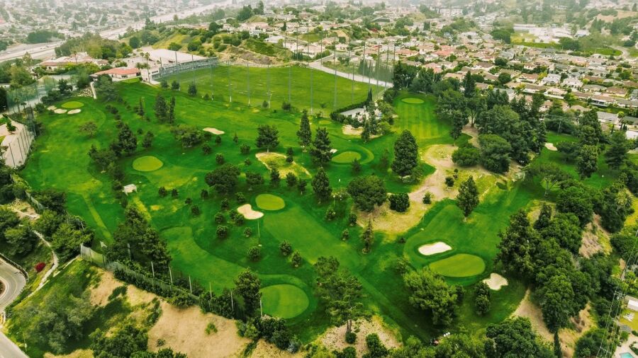 Monterey Park GC: Aerial