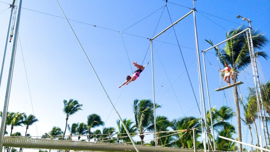 Club Med Punta Cana - flying trapeze