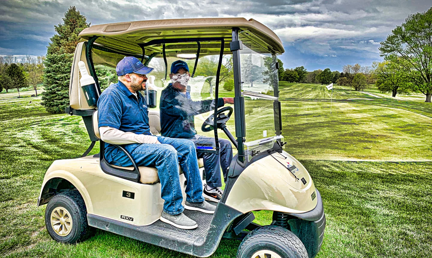 PrimexProtect Eagle golf cart divider