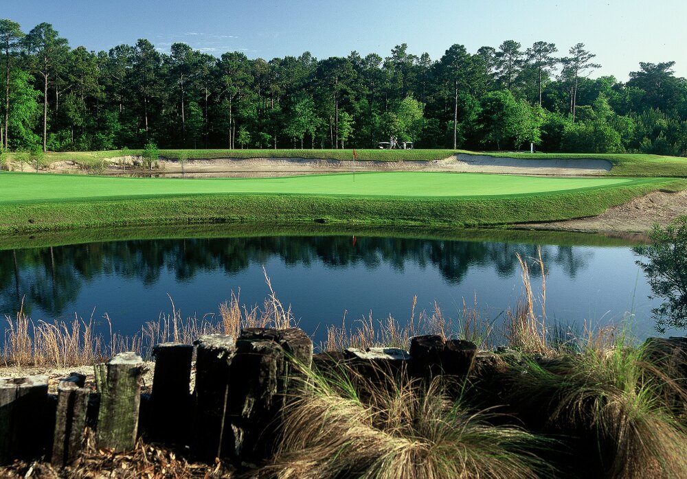 True Blue golf course - no. 3 green