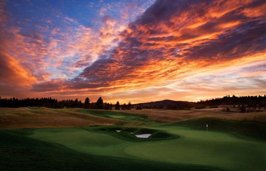 The Club at Black Rock Jim Engh Course in Coeur d'Alene, Idaho, USA
