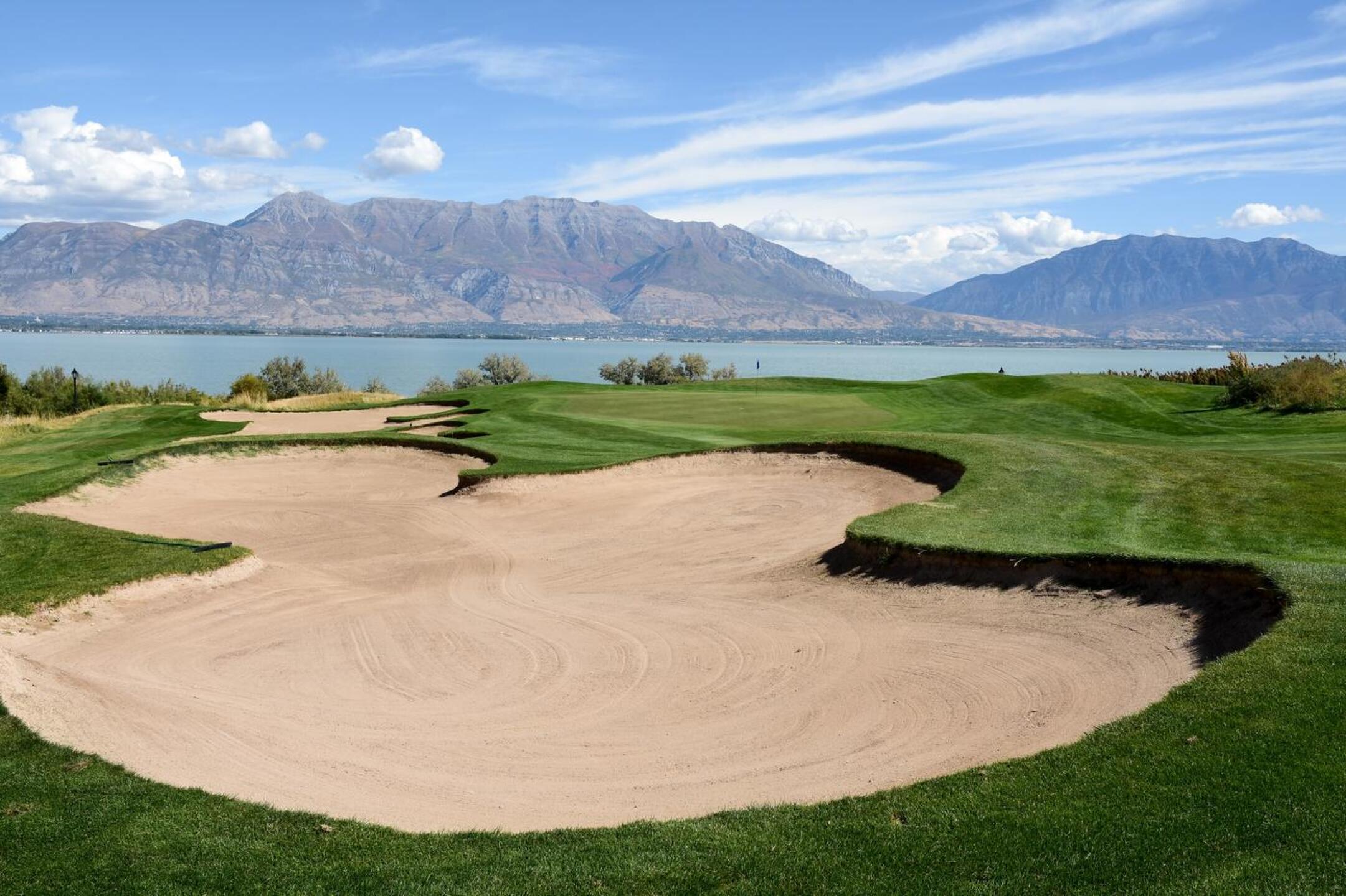 Hole 13, par-5, 535: An exceptional hole that is well protected by bunkers and rough from tee through green. You’ll need to thread the needle to find the putting surface in two shots. (Photo submitted by AptlyLinked on 10/10/2025)
