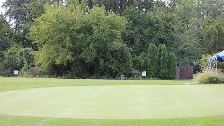West Shore GCC: Practice green