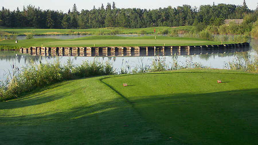 Goose Hummock GC: Island green