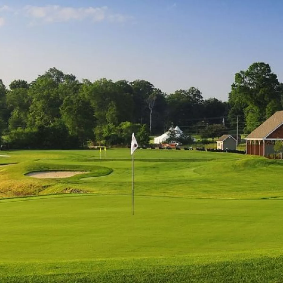 Apple Nine at Lyman Orchards Golf Club in Middlefield, Connecticut, USA