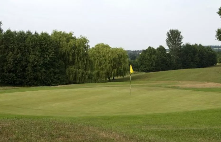6th green on the Baron Course