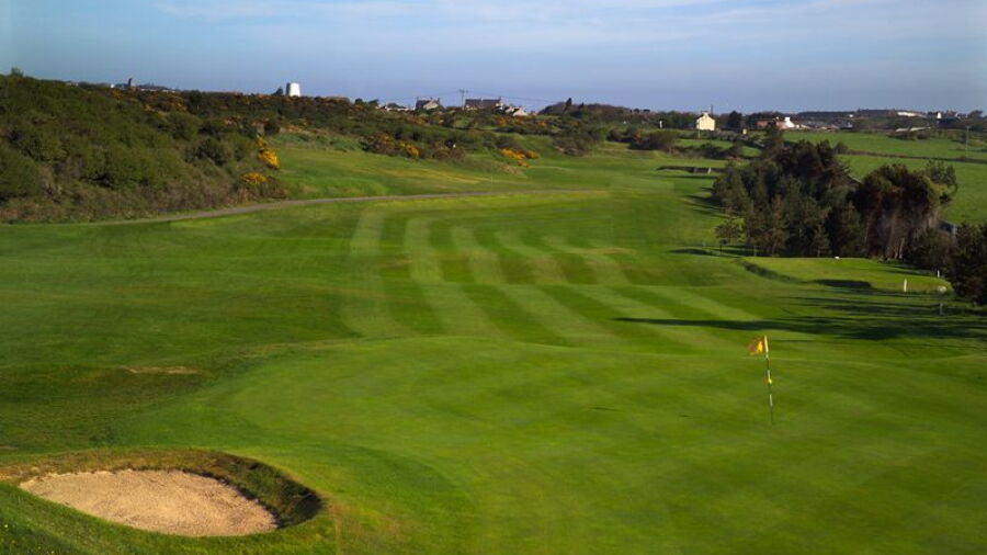 18th hole at Holyhead
