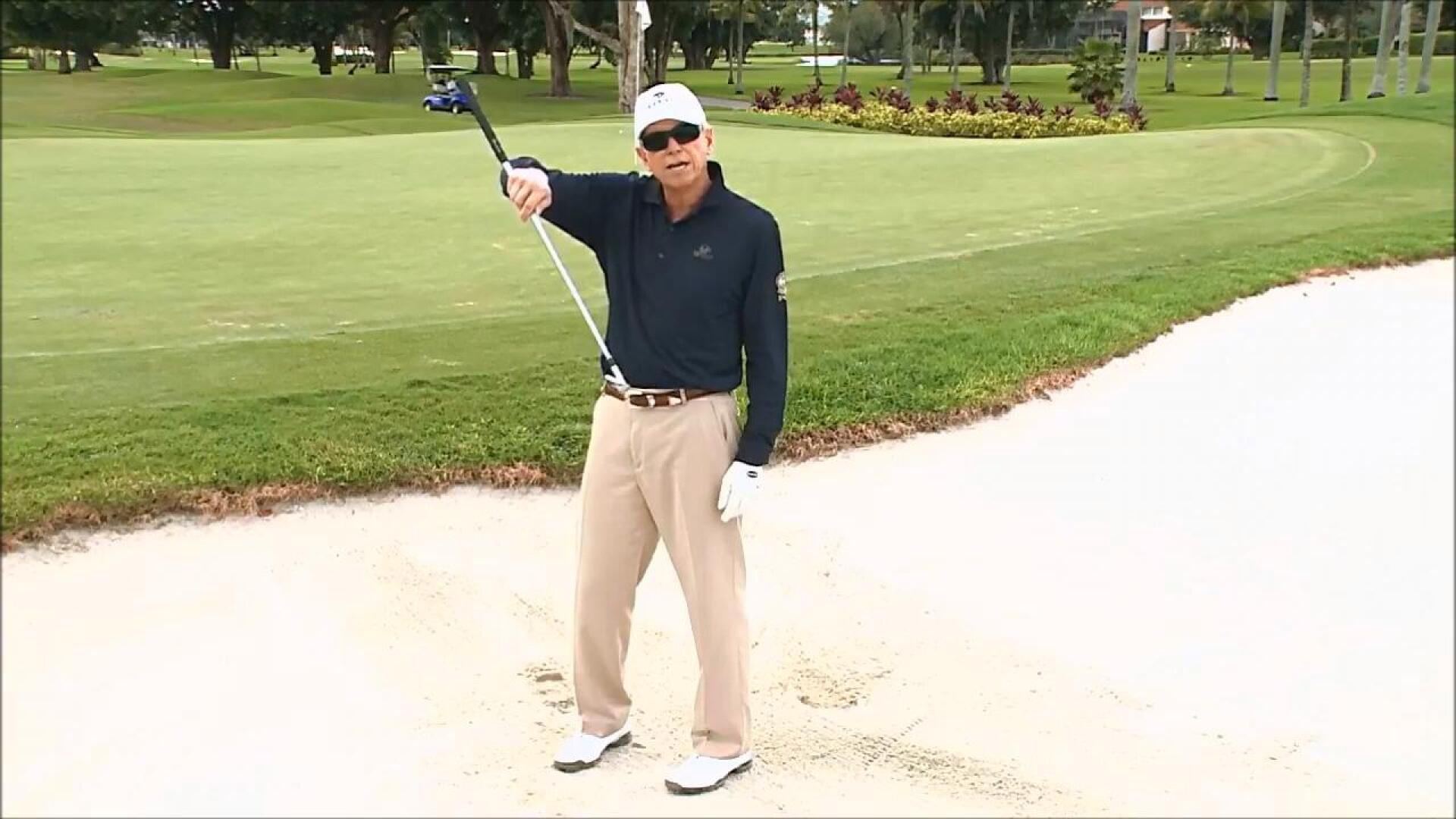 Attack A Long Bunker Shot With An 8-iron