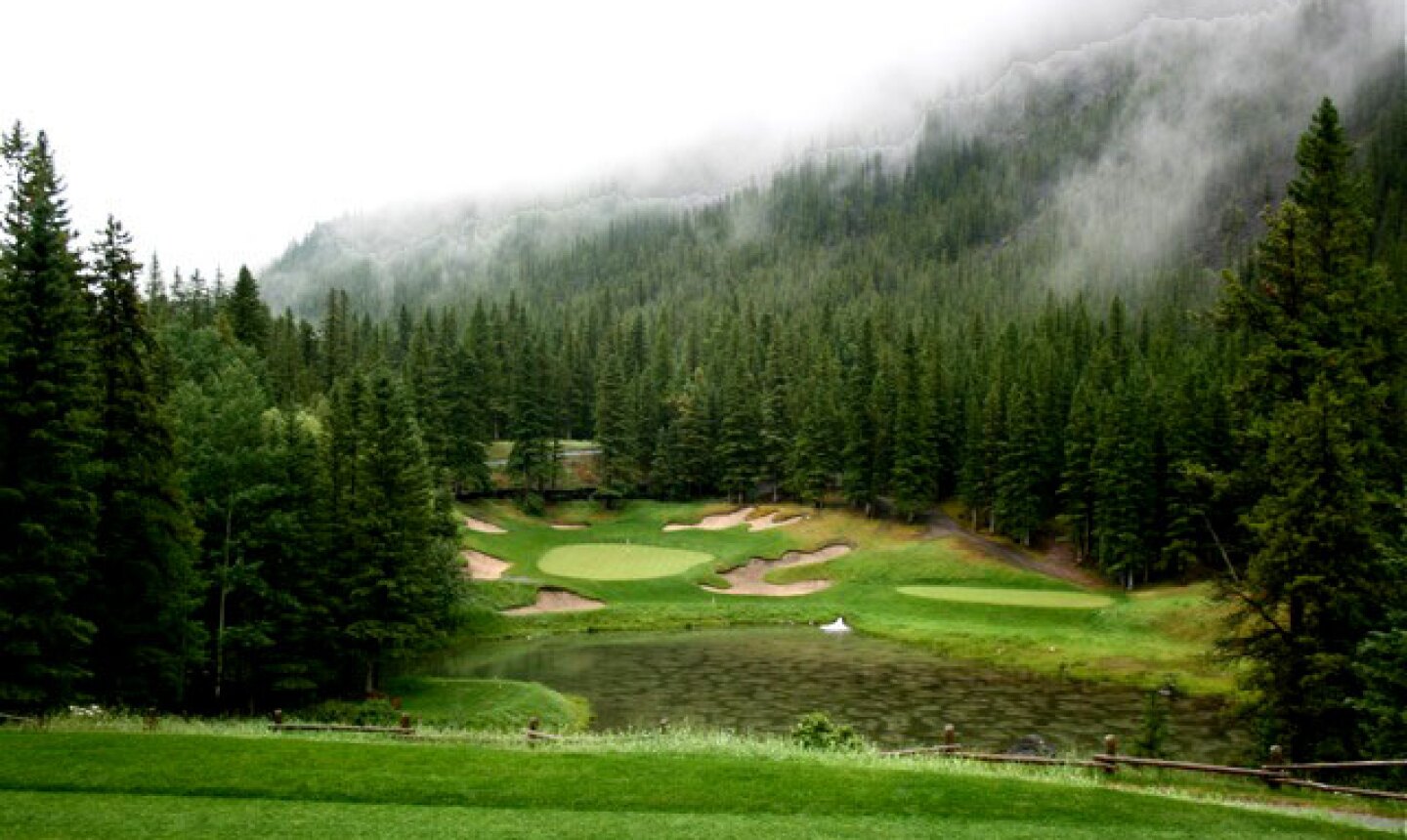 The Mountains Are Spectacular In Alberta So Is The Golf