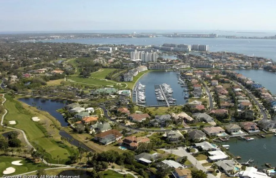 Pasadena Yacht & Country Club: Aerial view