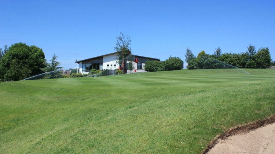 The clubhouse at Spa GC